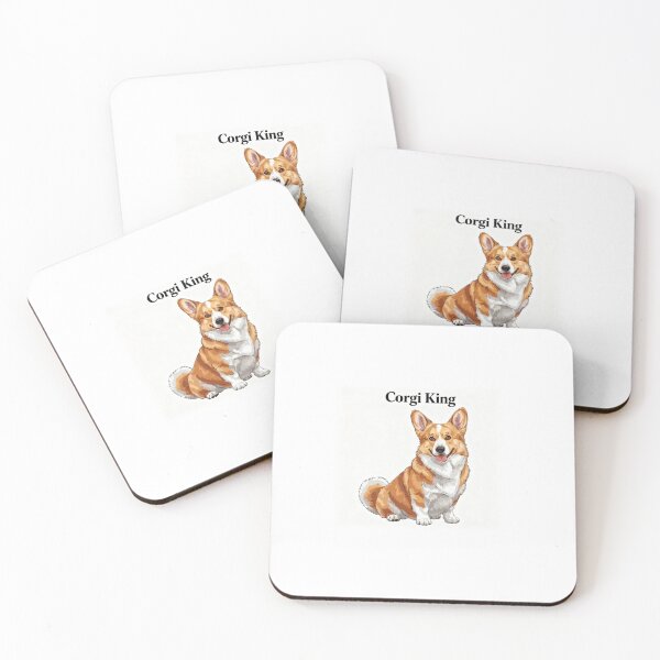 Item preview, Corgi King – Royal Cute Dog Illustration designed and sold by GoxyVision.