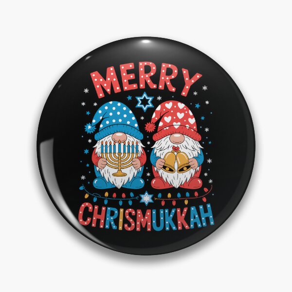 Item preview, Happy Chrismukkah Gnomes Merry Christmas and Happy Hanukkah designed and sold by georgiaarsnal.