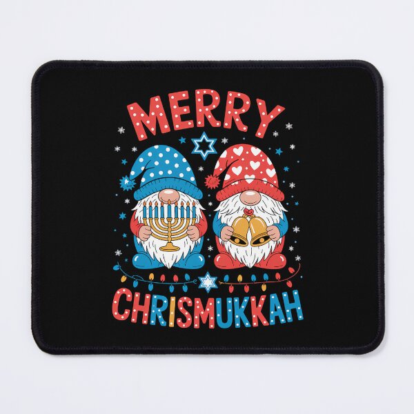 Item preview, Happy Chrismukkah Gnomes Merry Christmas and Happy Hanukkah designed and sold by georgiaarsnal.