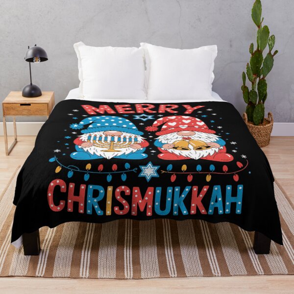 Item preview, Happy Chrismukkah Gnomes Merry Christmas and Happy Hanukkah designed and sold by georgiaarsnal.
