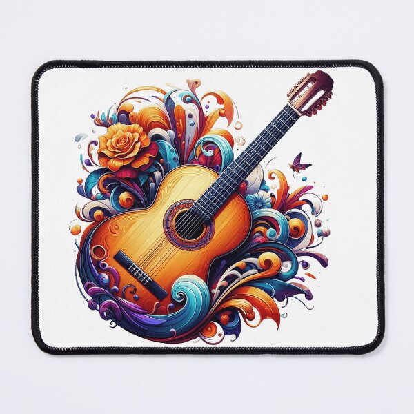 Item preview, Passion for music and the color of the flamenco guitar designed and sold by nicnacc.