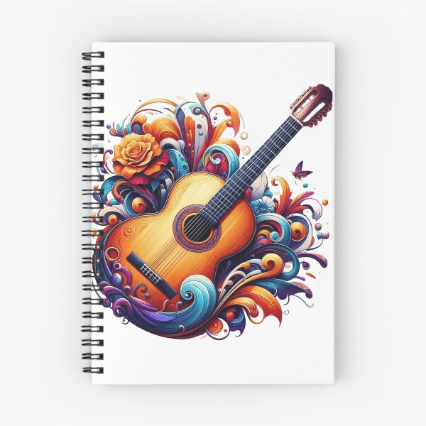 Item preview, Passion for music and the color of the flamenco guitar designed and sold by nicnacc.