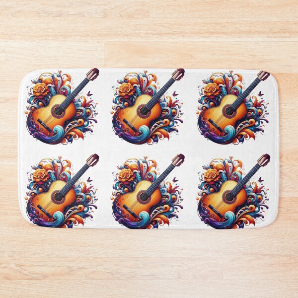 Item preview, Passion for music and the color of the flamenco guitar designed and sold by nicnacc.