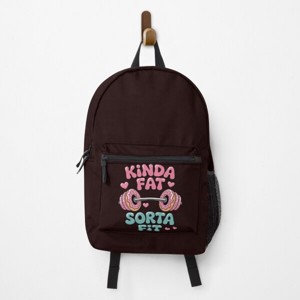 Item preview, Kinda Fit Sorta Fat Funny Donut Gym designed and sold by DetroitMug.