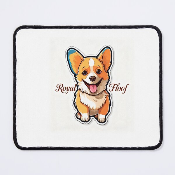 Item preview, Royal Floof – Cute Regal Corgi Print designed and sold by GoxyVision.