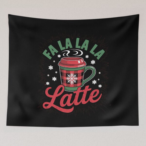 Item preview, Latte Christmas Coffee Xmas designed and sold by georgiaarsnal.
