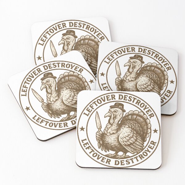 Item preview, Leftover Destroyer Vintage Turkey Badge designed and sold by SoulenCify.