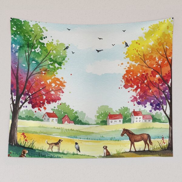 Item preview, Rural landscape designed and sold by Design4uStudio.