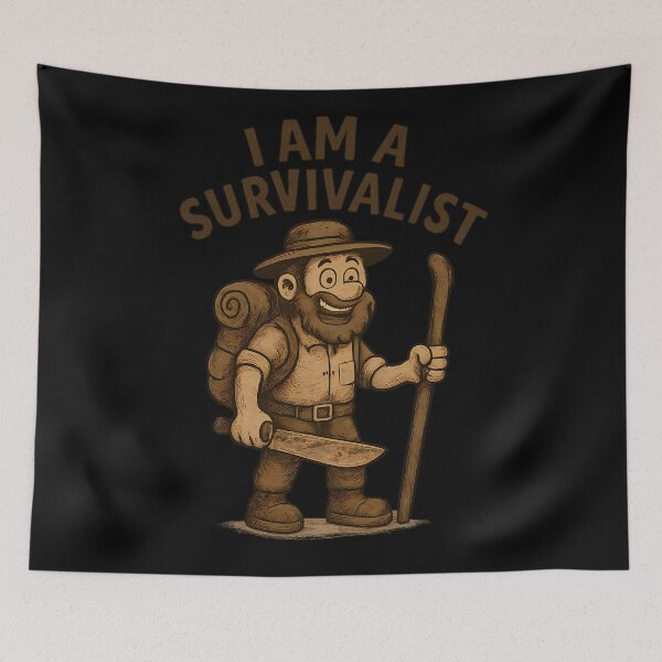 Item preview, I am a survivalist designed and sold by Tactical Override.
