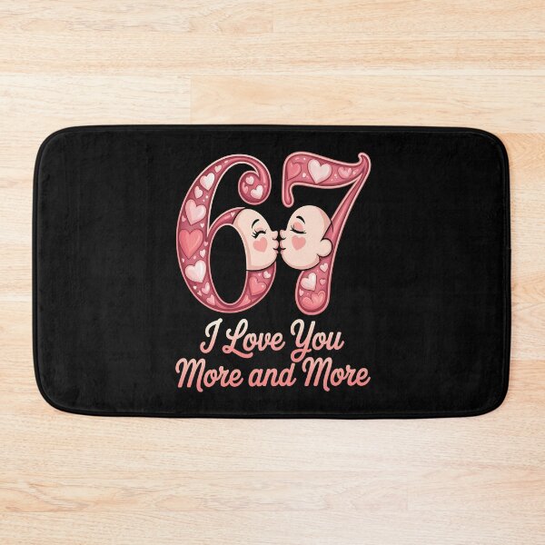 Item preview, Valentine 67 - Valentine - valentines day - lucky 67 - born in 1967 - since 67 - highway 67 - rule 67 - 67 years old - milestone 67 - anniversary 67 designed and sold by JansenGS.