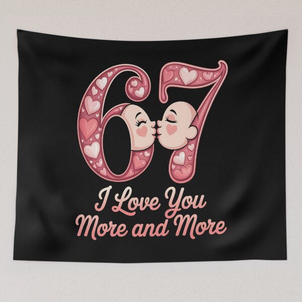 Item preview, Valentine 67 - Valentine - valentines day - lucky 67 - born in 1967 - since 67 - highway 67 - rule 67 - 67 years old - milestone 67 - anniversary 67 designed and sold by JansenGS.