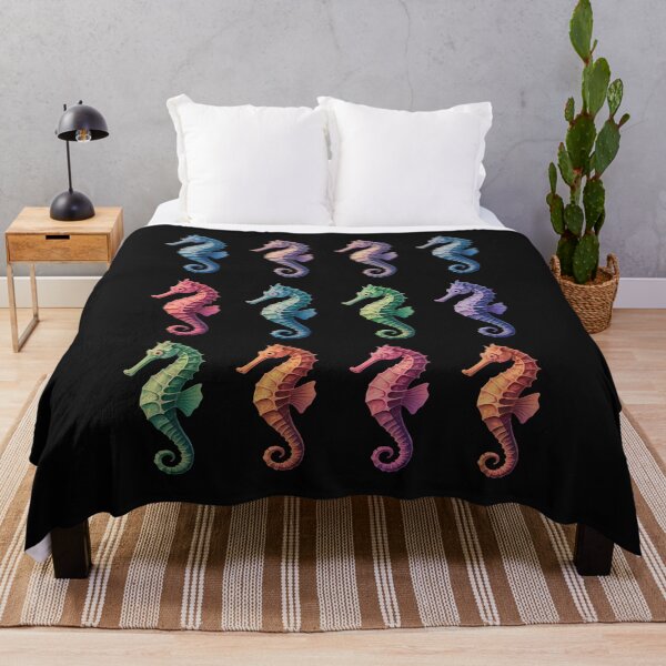Item preview, Sea Fish Underwater Aquarium Ocean Biology Tie Dye Seahorse designed and sold by GaryPacheco6.