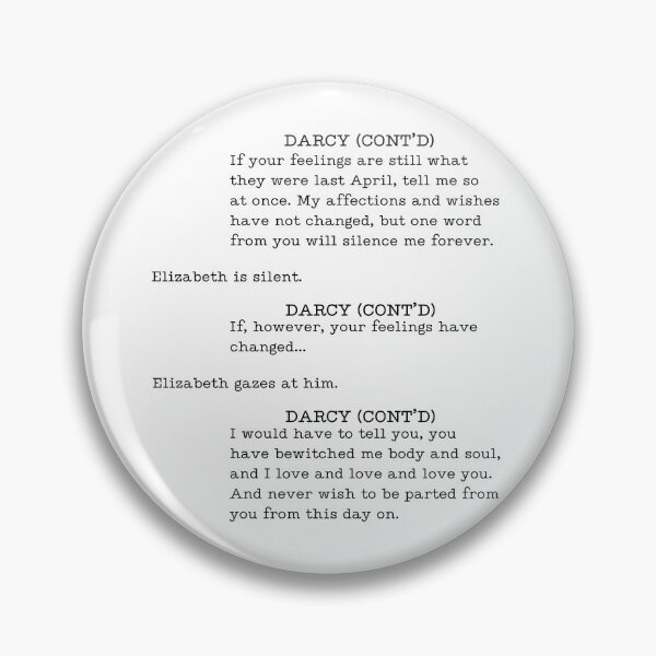 Item preview, Pride and Prejudice (2005) Screenplay. Mr Darcy Proposal designed and sold by CoCoArt-Ua.