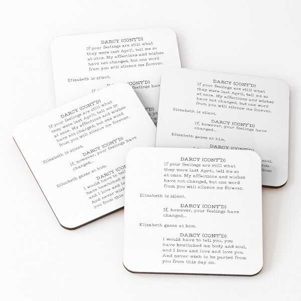 Item preview, Pride and Prejudice (2005) Screenplay. Mr Darcy Proposal designed and sold by CoCoArt-Ua.