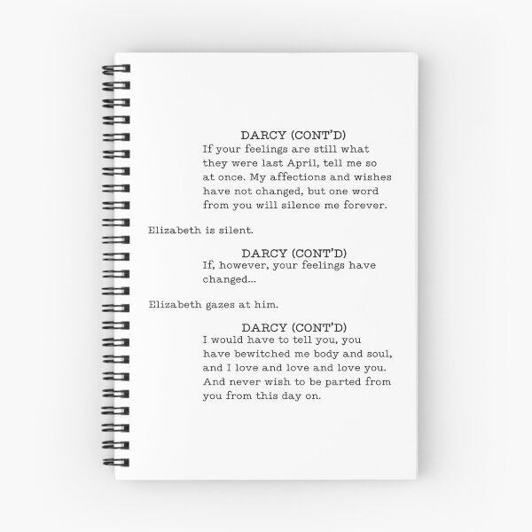 Item preview, Pride and Prejudice (2005) Screenplay. Mr Darcy Proposal designed and sold by CoCoArt-Ua.