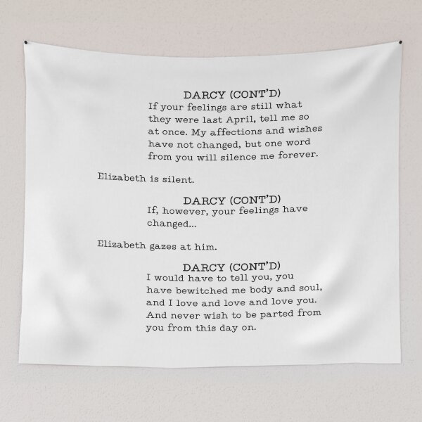 Item preview, Pride and Prejudice (2005) Screenplay. Mr Darcy Proposal designed and sold by CoCoArt-Ua.