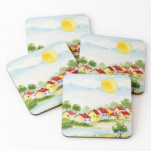 Item preview, Peaceful village designed and sold by Design4uStudio.
