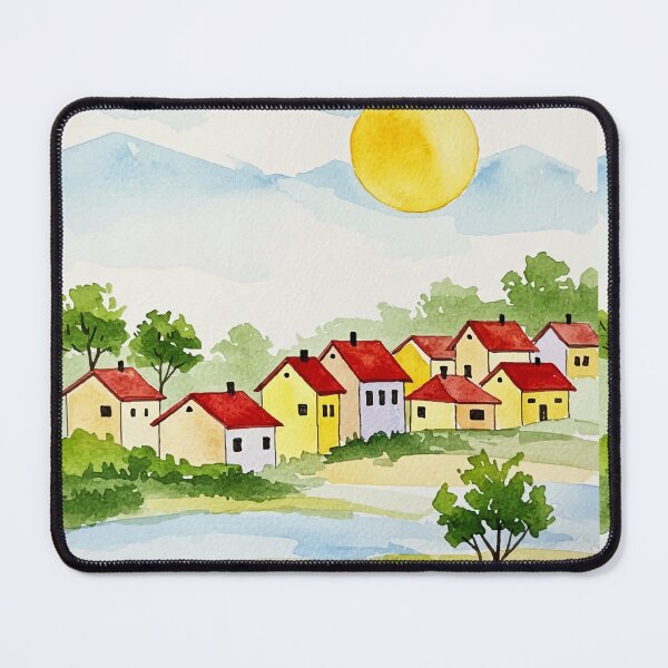 Item preview, Peaceful village designed and sold by Design4uStudio.