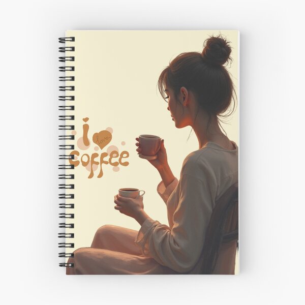 Item preview, Silhoutte Girl Drinking Coffee  designed and sold by affiliatevera10.