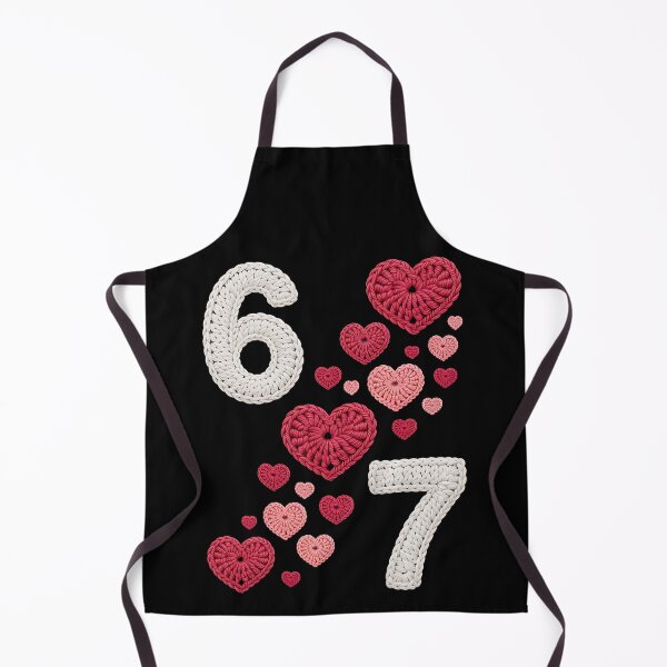 Item preview, Crochet 67 - Valentine - valentines day - lucky 67 - born in 1967 - since 67 - highway 67 - rule 67 - 67 years old - milestone 67 - anniversary 67 designed and sold by JansenGS.