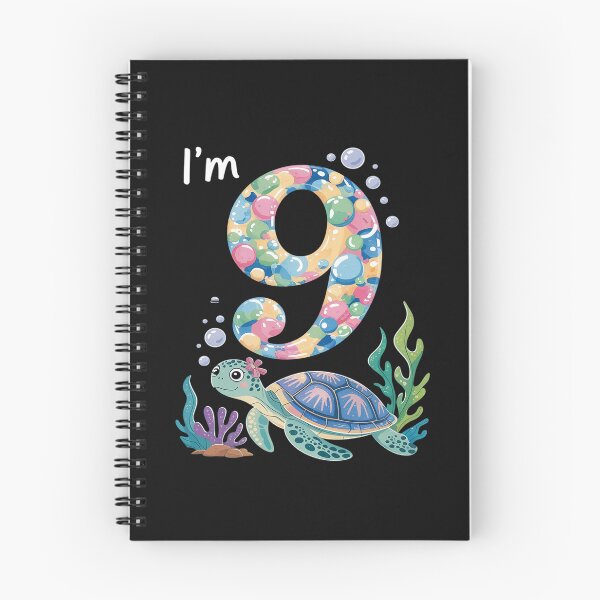 Item preview, Sea Turtle Birthday I'm 9 Farm Ocean Theme 9th Birthday designed and sold by GaryPacheco6.