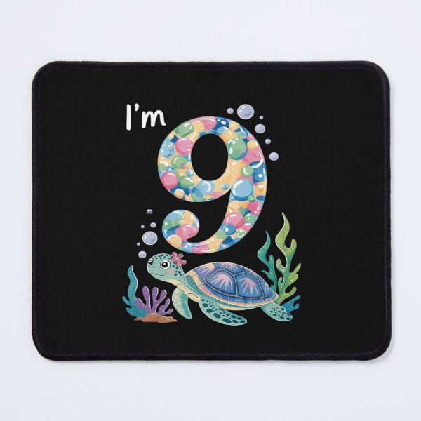 Item preview, Sea Turtle Birthday I'm 9 Farm Ocean Theme 9th Birthday designed and sold by GaryPacheco6.