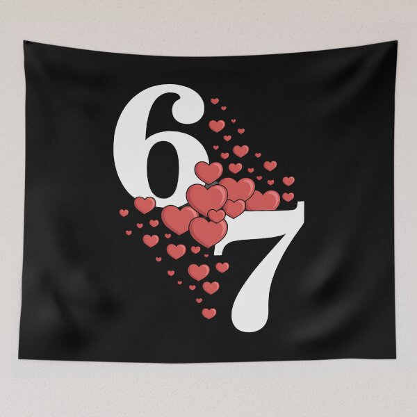 Item preview, Valentine 67 - Valentine - valentines day - lucky 67 - born in 1967 - since 67 - highway 67 - rule 67 - 67 years old - milestone 67 - anniversary 67 designed and sold by JansenGS.