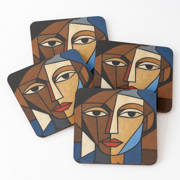 Item preview, Faces in geometric tension designed and sold by Sigtrix.