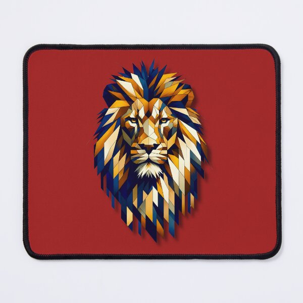 Item preview, AN ARTISTIC GEOMETRIC LION designed and sold by infinitearte.
