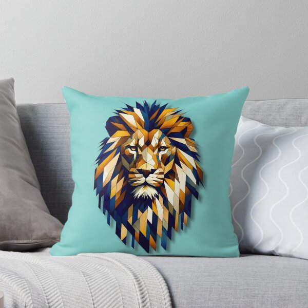 Item preview, AN ARTISTIC GEOMETRIC LION designed and sold by infinitearte.