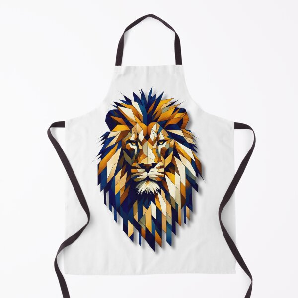 Item preview, AN ARTISTIC GEOMETRIC LION designed and sold by infinitearte.