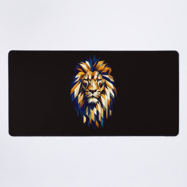 Item preview, AN ARTISTIC GEOMETRIC LION designed and sold by infinitearte.