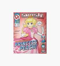 Lámina rígida Princesa Peach Smash Comic Print