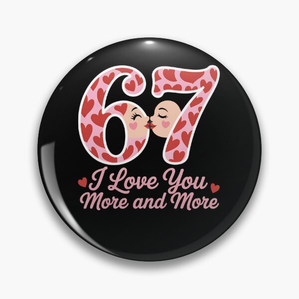 Artikelvorschau, Valentinstag 67 – Valentinstag – Glückszahl 67 – geboren 1967 – seit 1967 – Highway 67 – Regel 67 – 67 Jahre alt – Meilenstein 67 – Jahrestag 67 entworfen und verkauft von JansenGS.