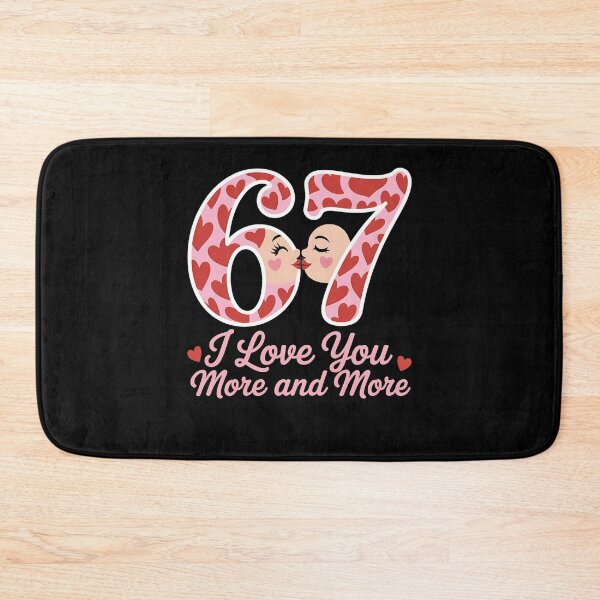 Item preview, Valentine 67 - Valentine - valentines day - lucky 67 - born in 1967 - since 67 - highway 67 - rule 67 - 67 years old - milestone 67 - anniversary 67 designed and sold by JansenGS.