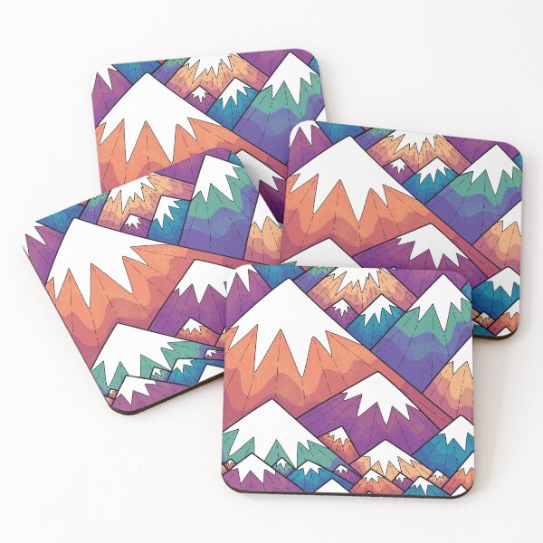 Item preview, Snow peak range designed and sold by Swadeillustrations.