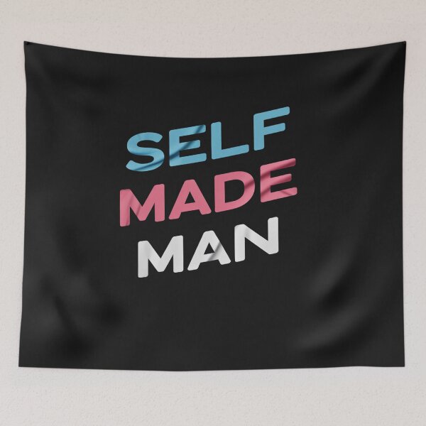 Item preview, Self Made Transgender Man T-Shirt LGBT Trans Pride Flag designed and sold by GaryPacheco6.