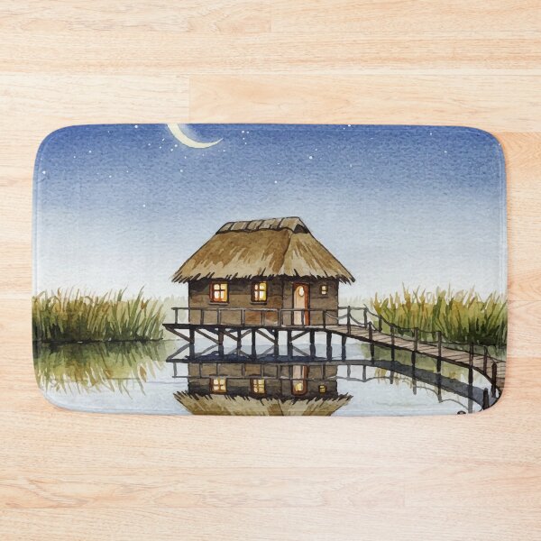 Item preview, Lake at night designed and sold by Design4uStudio.