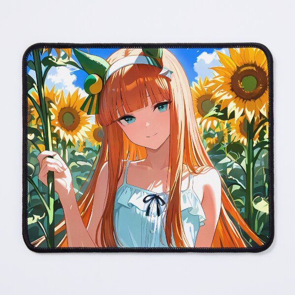 Item preview, Silence Suzuka Sunflower Dream Uma Musume Pretty Derby Anime Girl Waifu designed and sold by CarlosBender.