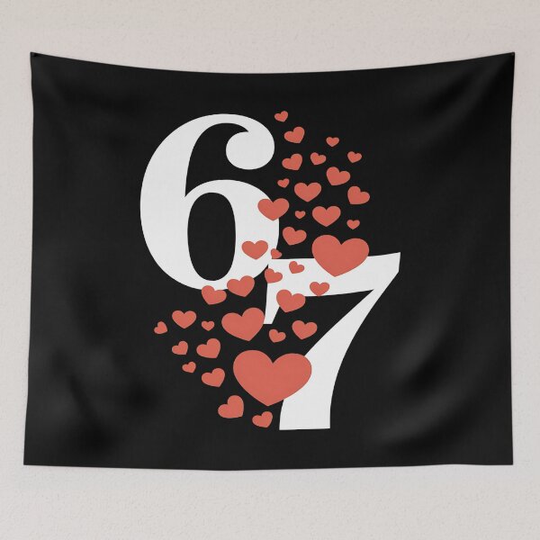 Item preview, Valentine 67 - Valentine - valentines day - lucky 67 - born in 1967 - since 67 - highway 67 - rule 67 - 67 years old - milestone 67 - anniversary 67 designed and sold by JansenGS.