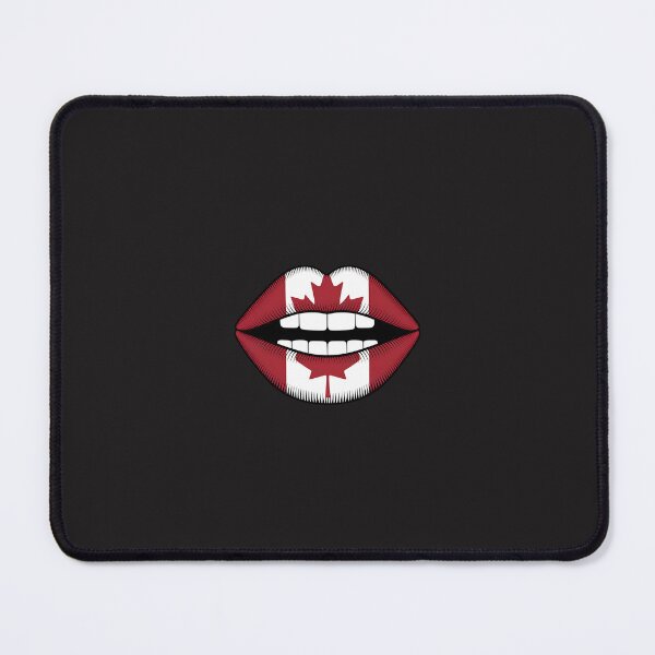 Item preview, Sexy Biting Lips Canada Flag Canadian Pride designed and sold by GaryPacheco6.