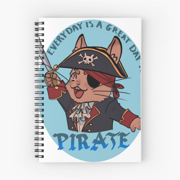 Item preview, Everyday is a Great Day to be a Pirate (Blue) designed and sold by Tristan-Draws06.