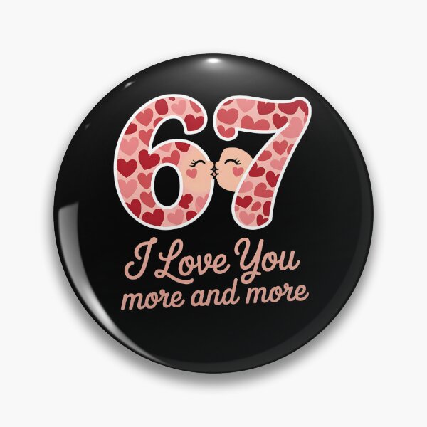 Artikelvorschau, Valentinstag 67 – Valentinstag – Glückszahl 67 – geboren 1967 – seit 1967 – Highway 67 – Regel 67 – 67 Jahre alt – Meilenstein 67 – Jahrestag 67 entworfen und verkauft von JansenGS.