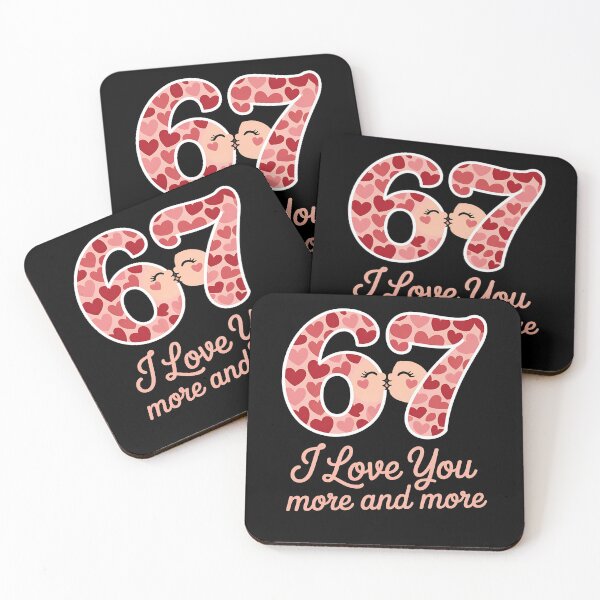 Item preview, Valentine 67 - Valentine - valentines day - lucky 67 - born in 1967 - since 67 - highway 67 - rule 67 - 67 years old - milestone 67 - anniversary 67 designed and sold by JansenGS.
