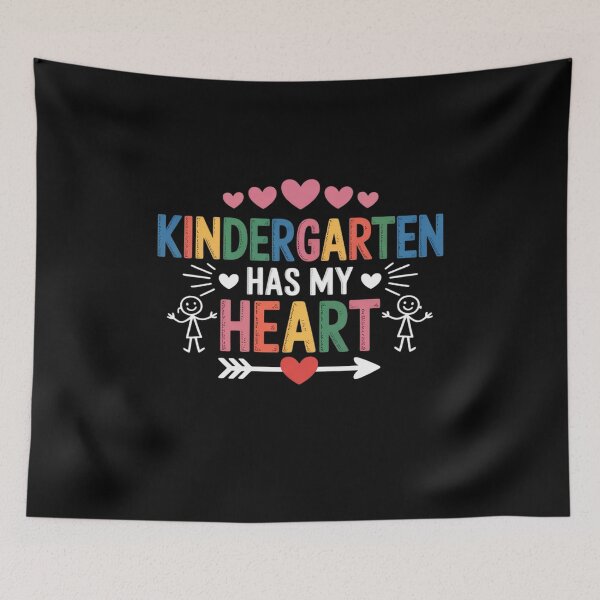 Item preview, Kindergarten Teacher Heart Classroom Back to School designed and sold by CultureSpec.