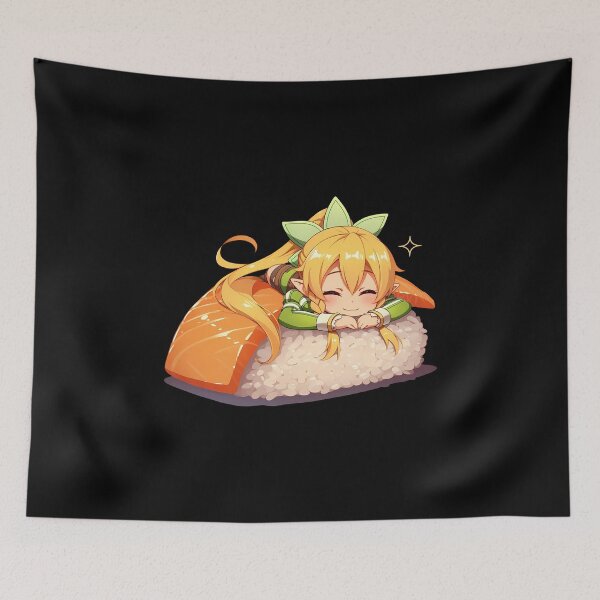 Item preview, Leafa Sword Art Online Chibi Sushi Kawaii Green Fairy Charm designed and sold by CarlosBender.