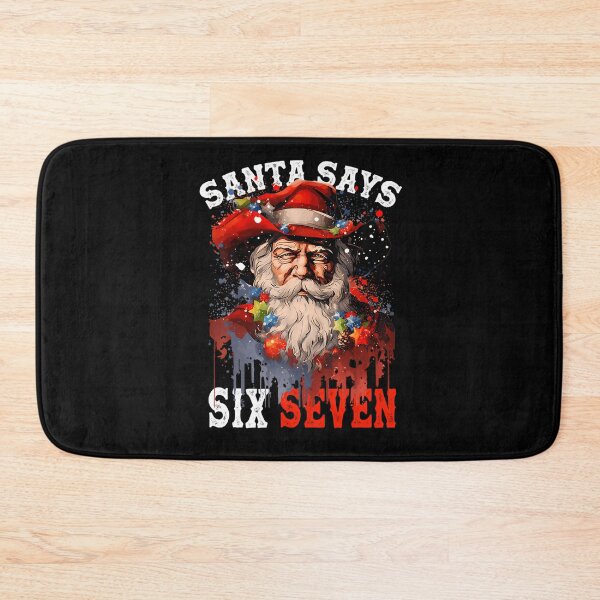 Item preview, Holiday Santa Claus Says Santa Bruh Seven Happy Retro Six designed and sold by ChadnoSmith.