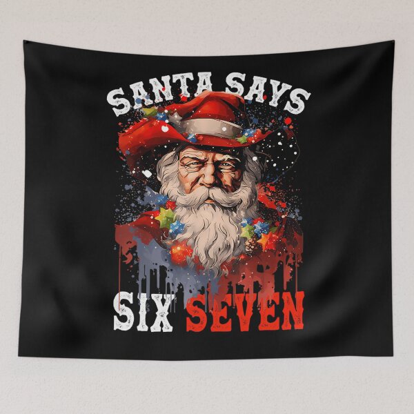 Item preview, Holiday Santa Claus Says Santa Bruh Seven Happy Retro Six designed and sold by ChadnoSmith.