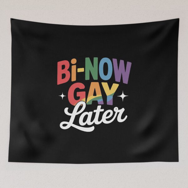 Item preview, Bi-Now Gay Later - Bisexual Gay LGBTQ+ Pride Lesbian designed and sold by RoyTill0Art.