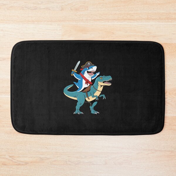 Item preview, Shark Pirate Dinosaur T rex T Shirt Jawsome Boys Kids Men designed and sold by GaryPacheco6.